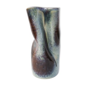 Enamelled vintage vase