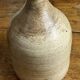 Stoneware lamp, wool lampshade