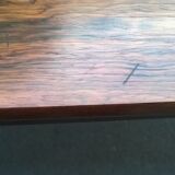 Danish teak and rosewood table