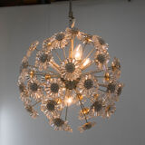 Dandelion chandelier by Preciosa, 1970s