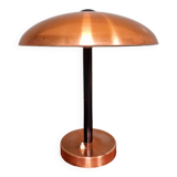 Large copper desk lamp, 1950s