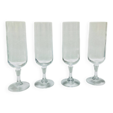 Arques crystal flutes, Matignon model.