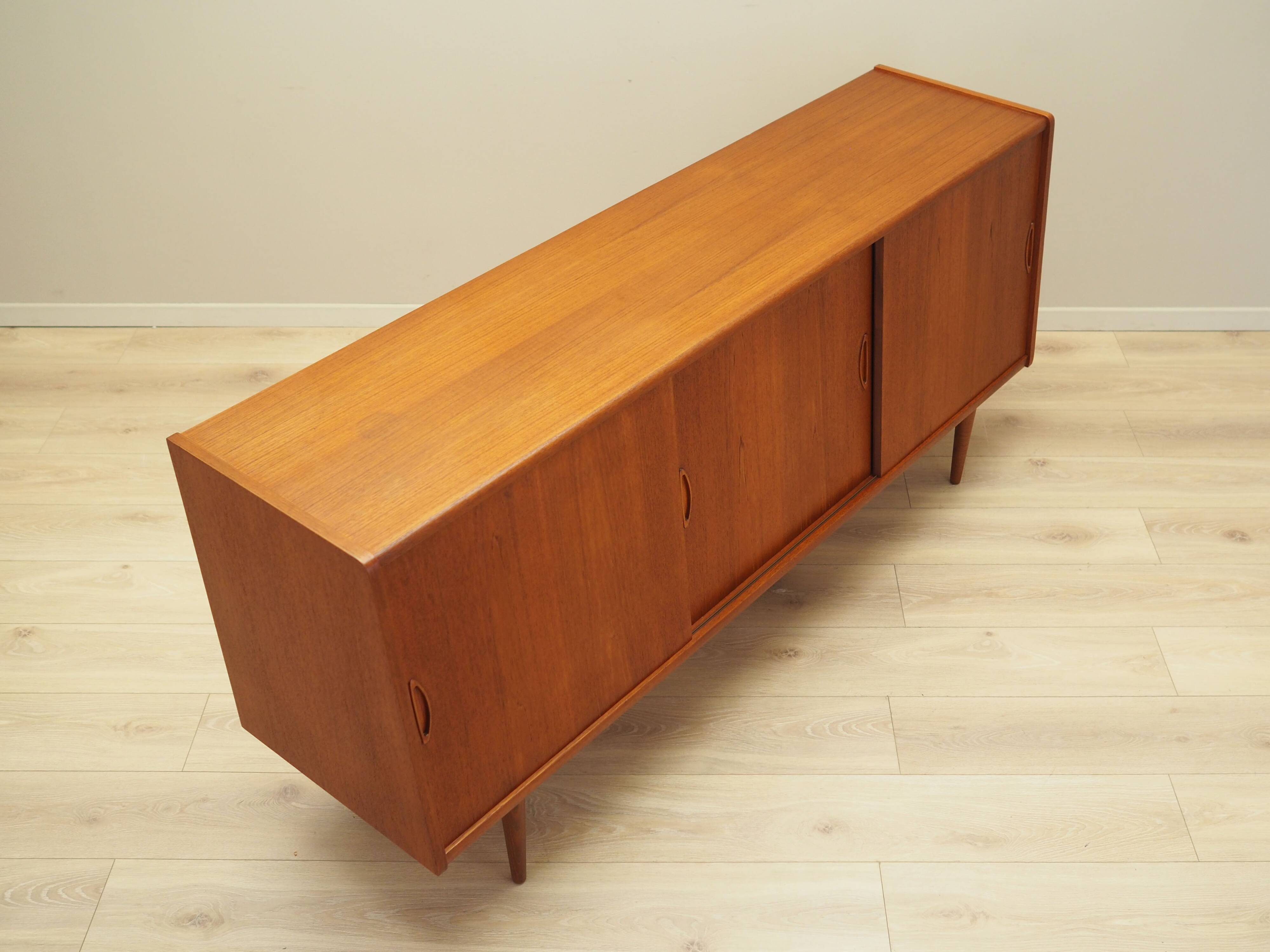 Teak sideboard, Danish design, 1970s, production: Denmark