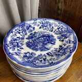 Twelve ironstone plates