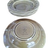 Luneville louix xv moss green plate