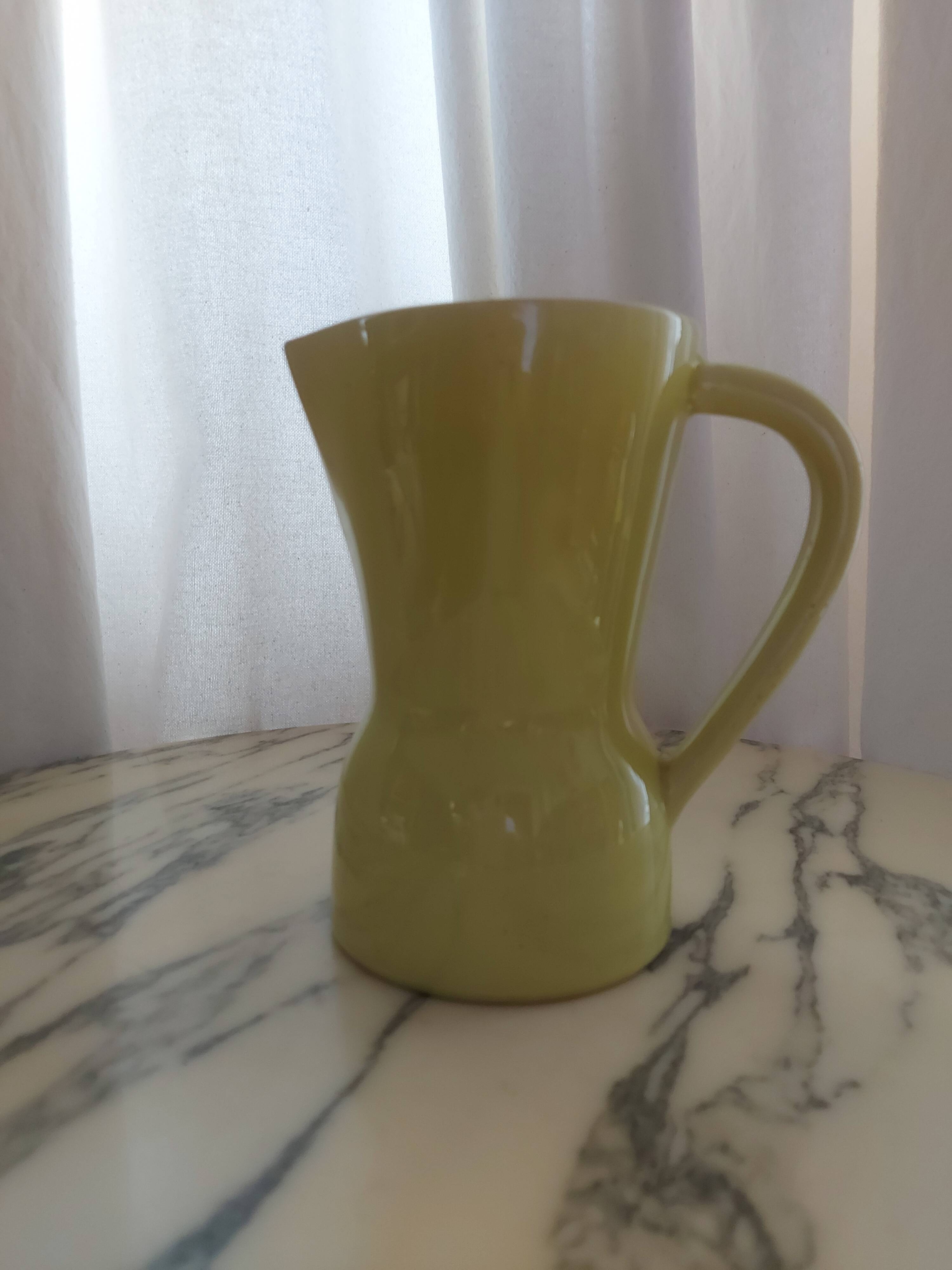 Yellow vase in Saint Clement ceramic