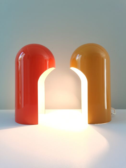 Pair of Italian lamps 70s- A. Bianchi Milano