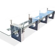 Huge brutalist concrete conference or dining table, 1970s