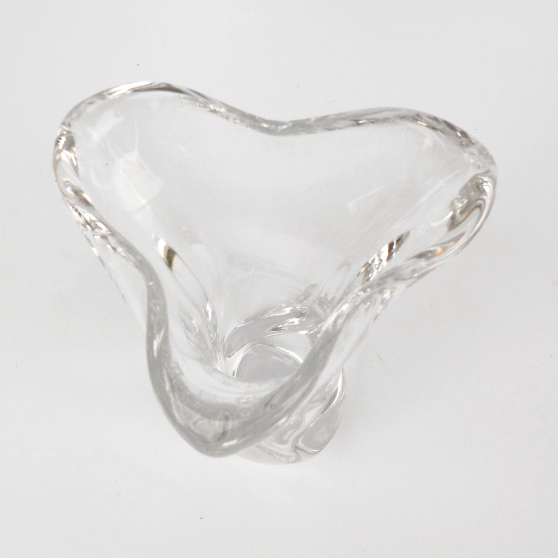 Crystal Vase, Art Vannes, France, 1970s