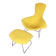 Bird Chair et repose-pieds de Harry Bertoia pour Knoll