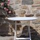 Garden furniture years 40 table and 4 chairs