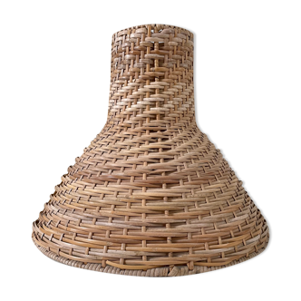 Natural lampshade in rush / rattan