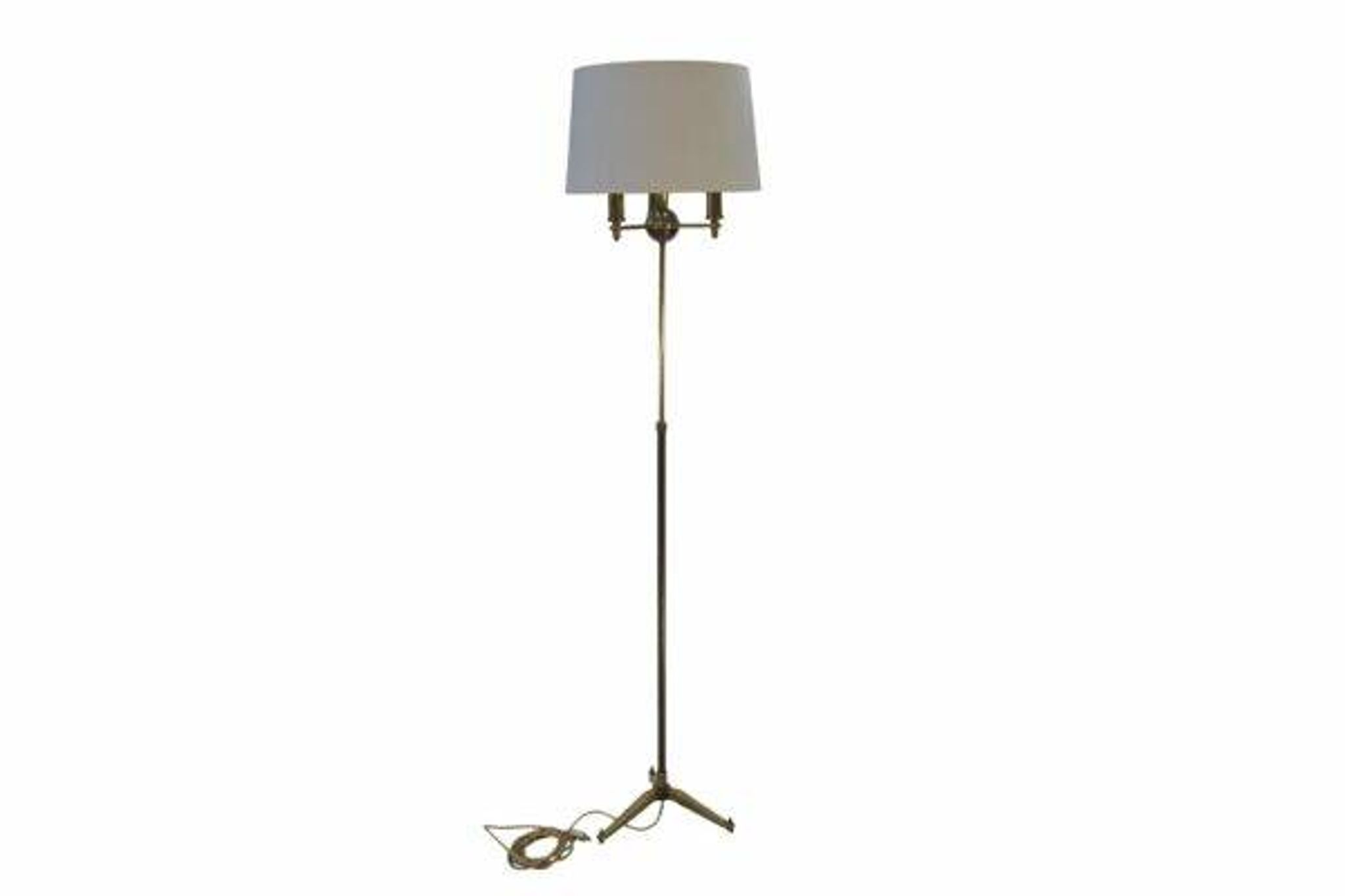 Neoclassical floor lamp by Henri Petitot for the Petitot workshop Paris France 1930s