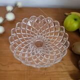 Baccarat Fruit Bowl Compotier In Molded Crystal