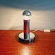 Space Age tubular lamp in chrome metal, 1970s