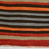 Runner Vintage Rayé – Tapis Kilim Graphique Tissé Main, 77x360 Cm