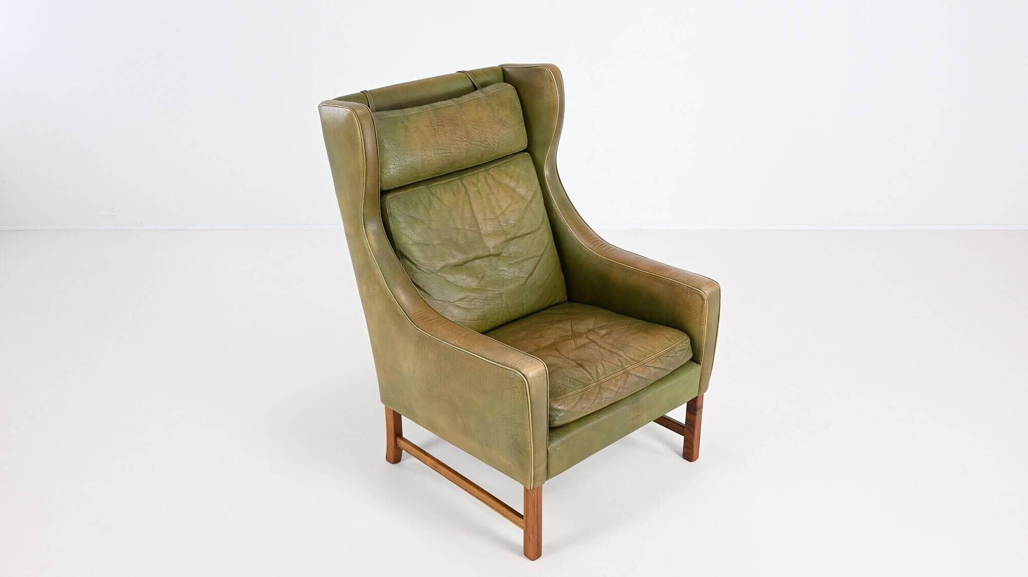 Fredrik Kayser, Wingback Armchair, Model 965h For Vatne Møbler. C.1960