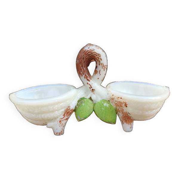 Ancienne salière en opaline