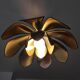 Suspension XXL fleur de lotus de Robert Schuytener noir et or
