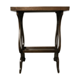 Side lyre table