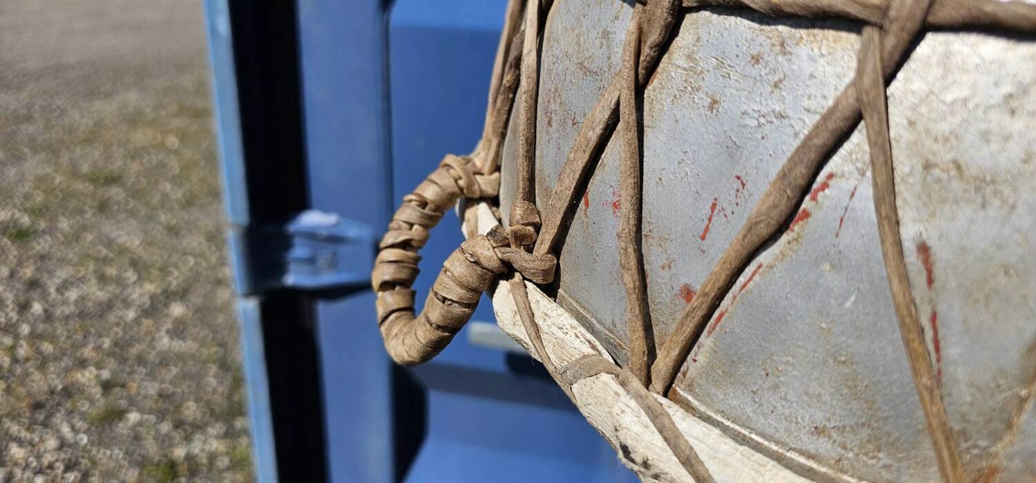 Suspension acier avec chaîne en métal de 60 cm avec cordage d’origine
