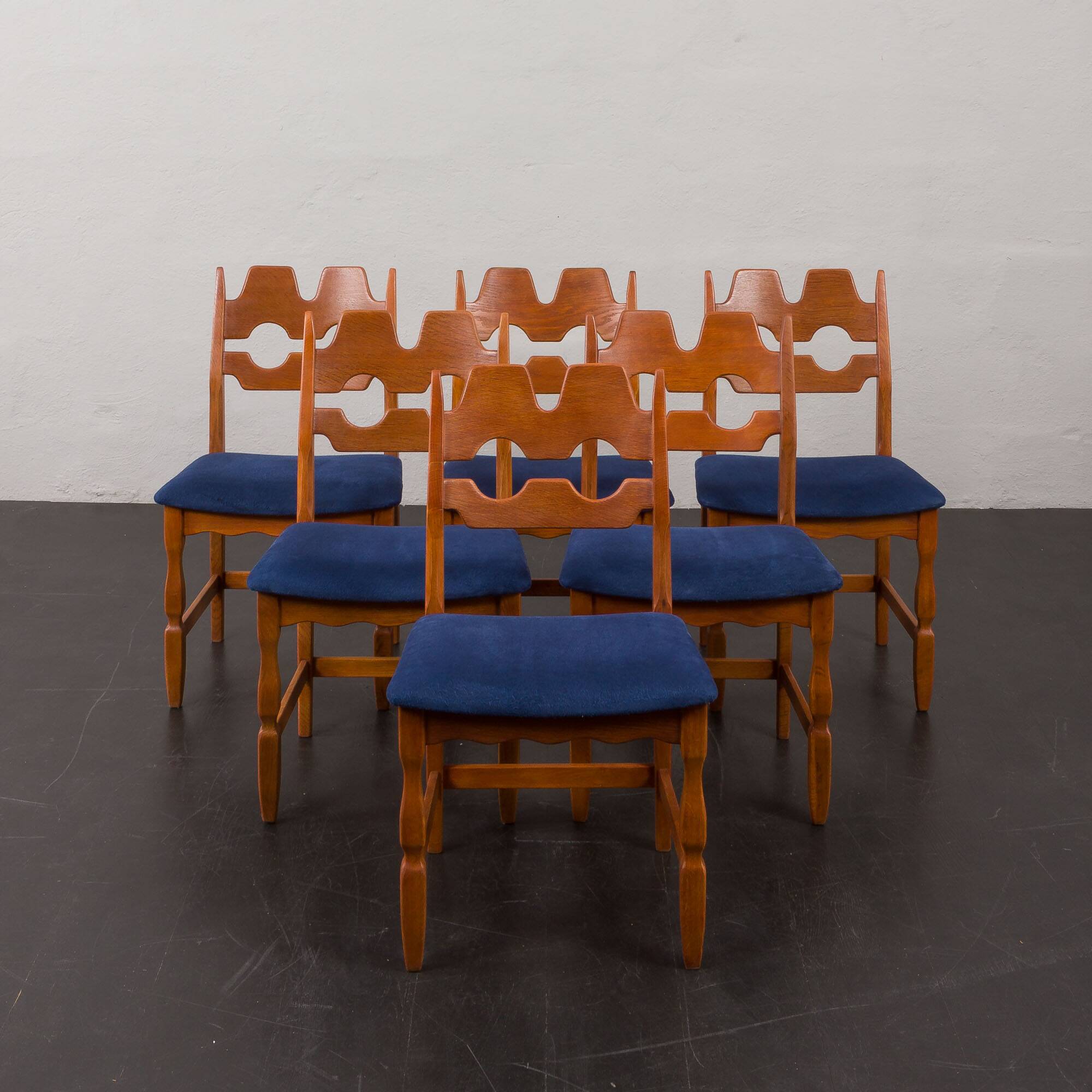 Razor Blade Chairs by Henning Kjaernulf for Nyrup, Denmark 1960s