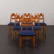 Razor Blade Chairs by Henning Kjaernulf for Nyrup, Denmark 1960s