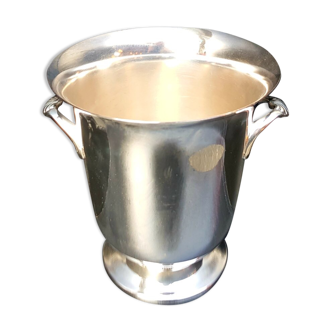 Silver metal champagne bucket from the 1950s