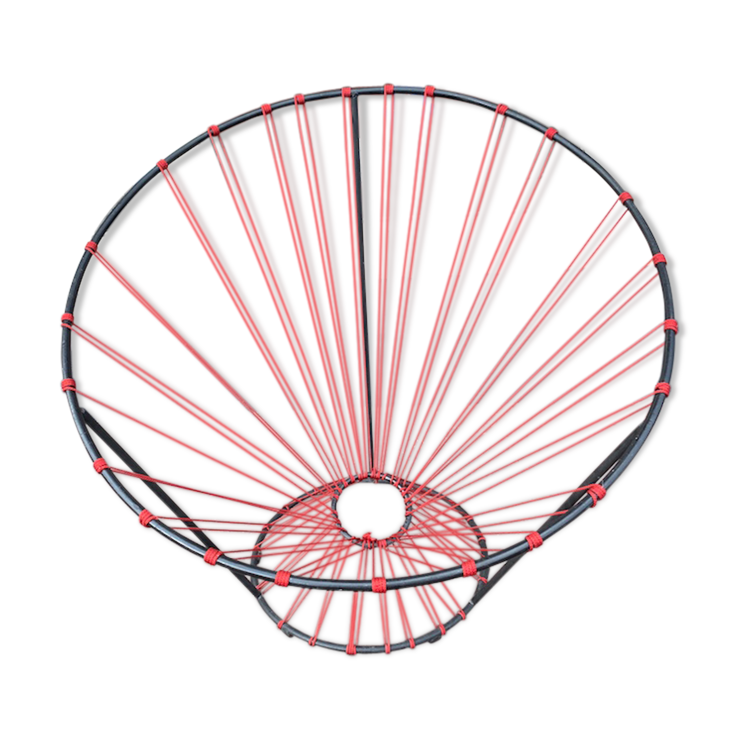 Red rope "cockroach" chair