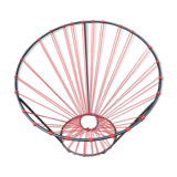 Red rope "cockroach" chair