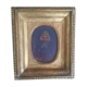 Old painting on wooden panel