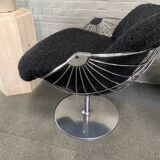 Pair atomic ball chairs by Rudi Verelst for Novalux - Belgium 1974