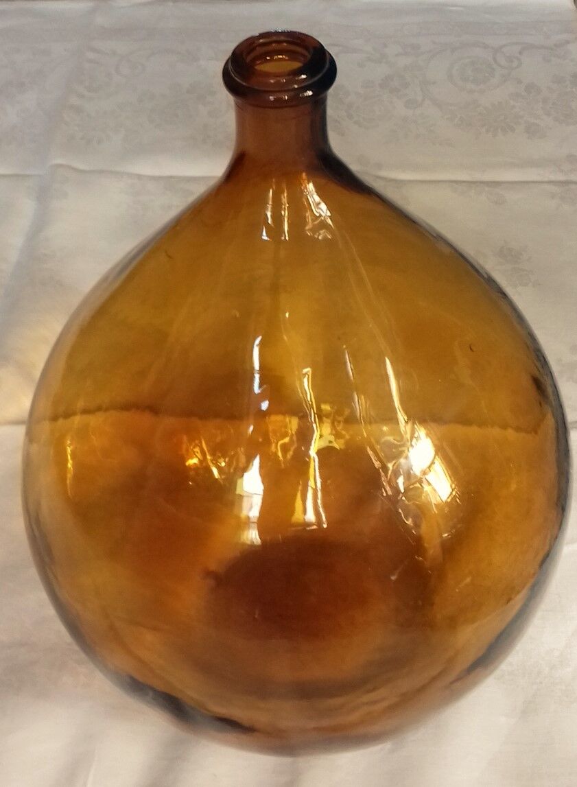 Demijohn Bonbonne green amber Orange 20 L Deco industrial