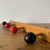 Vintage wall coat rack