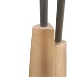 Set of 2 bronze table lamps