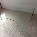Tempered glass design coffee table