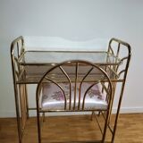 Golden console, 70s/80s