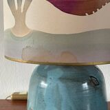 Vintage ceramic lamp from the 1970s.