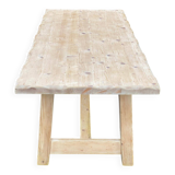 Georges Robert farmhouse table 1960 renovated in raw solid pine 200cm