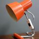 Orange desk lamp by Josef Hurka for Napako 1970