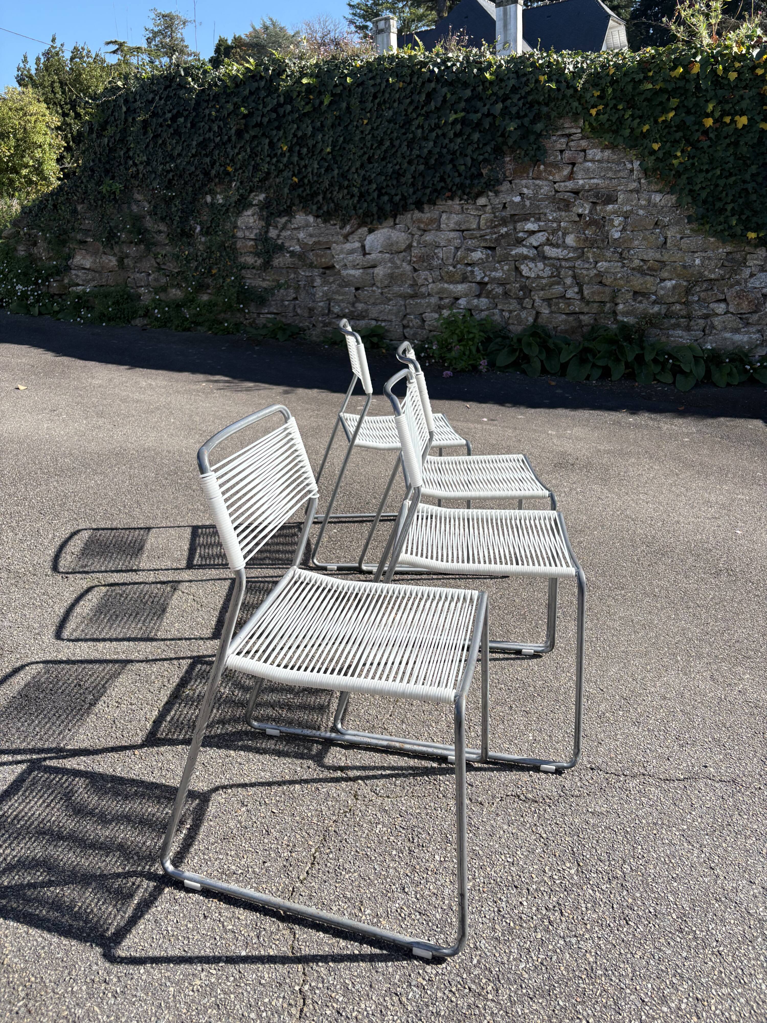 Vintage spaghetti chairs