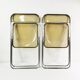 Pair of Plia chairs, Anonima Castelli, designed by Giancarlo Piretti, Italy