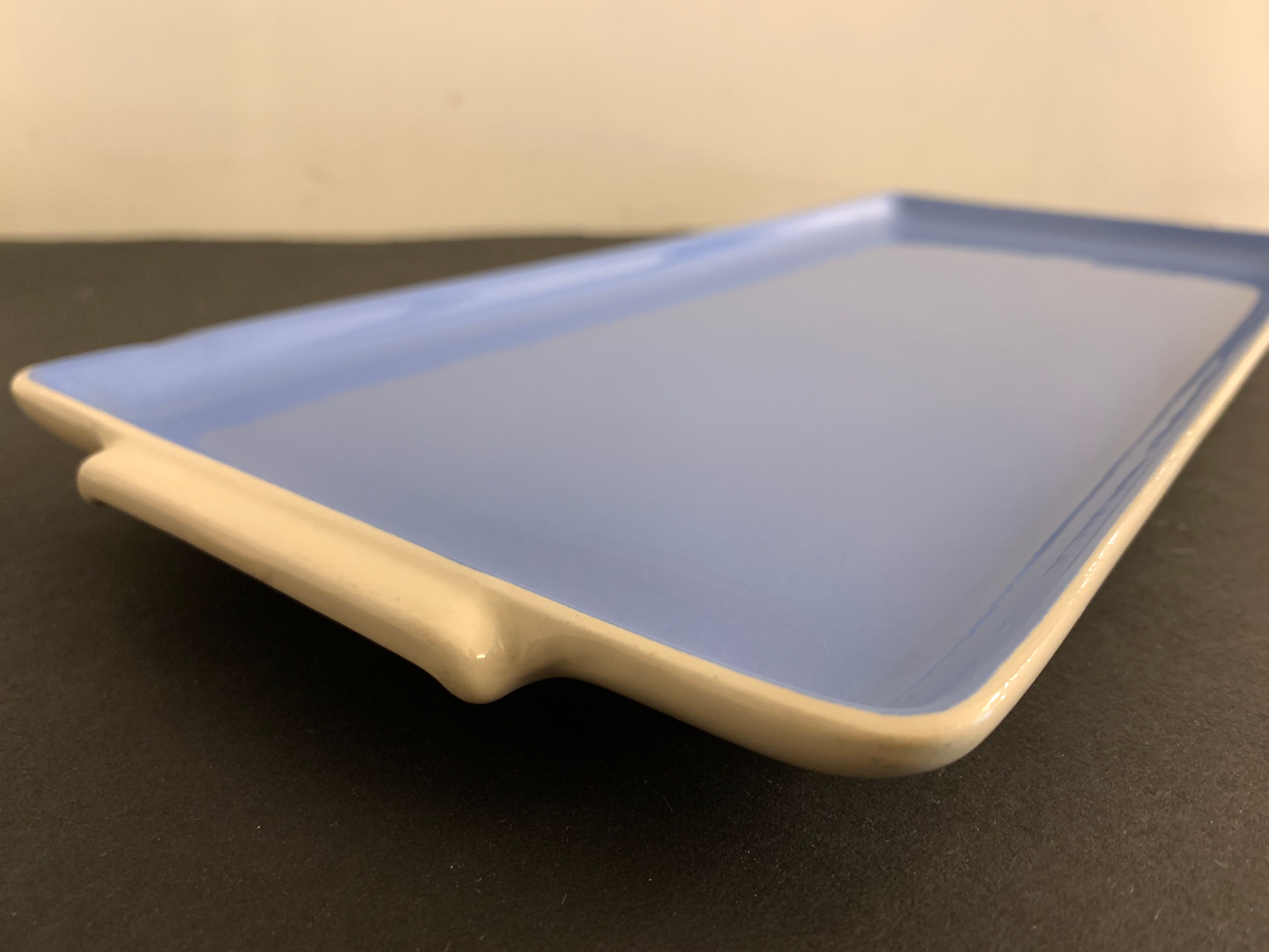 Villeroy and Boch 1950 blue earthenware cake dish