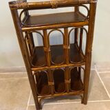 Rattan shelf