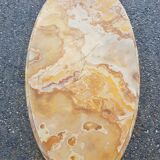 Orange marble coffee table
