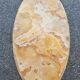 Orange marble coffee table