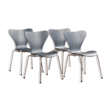 Set of 4 chairs series 7TM 3107 by Arne Jacobsen for Fritz Hansen, 1999