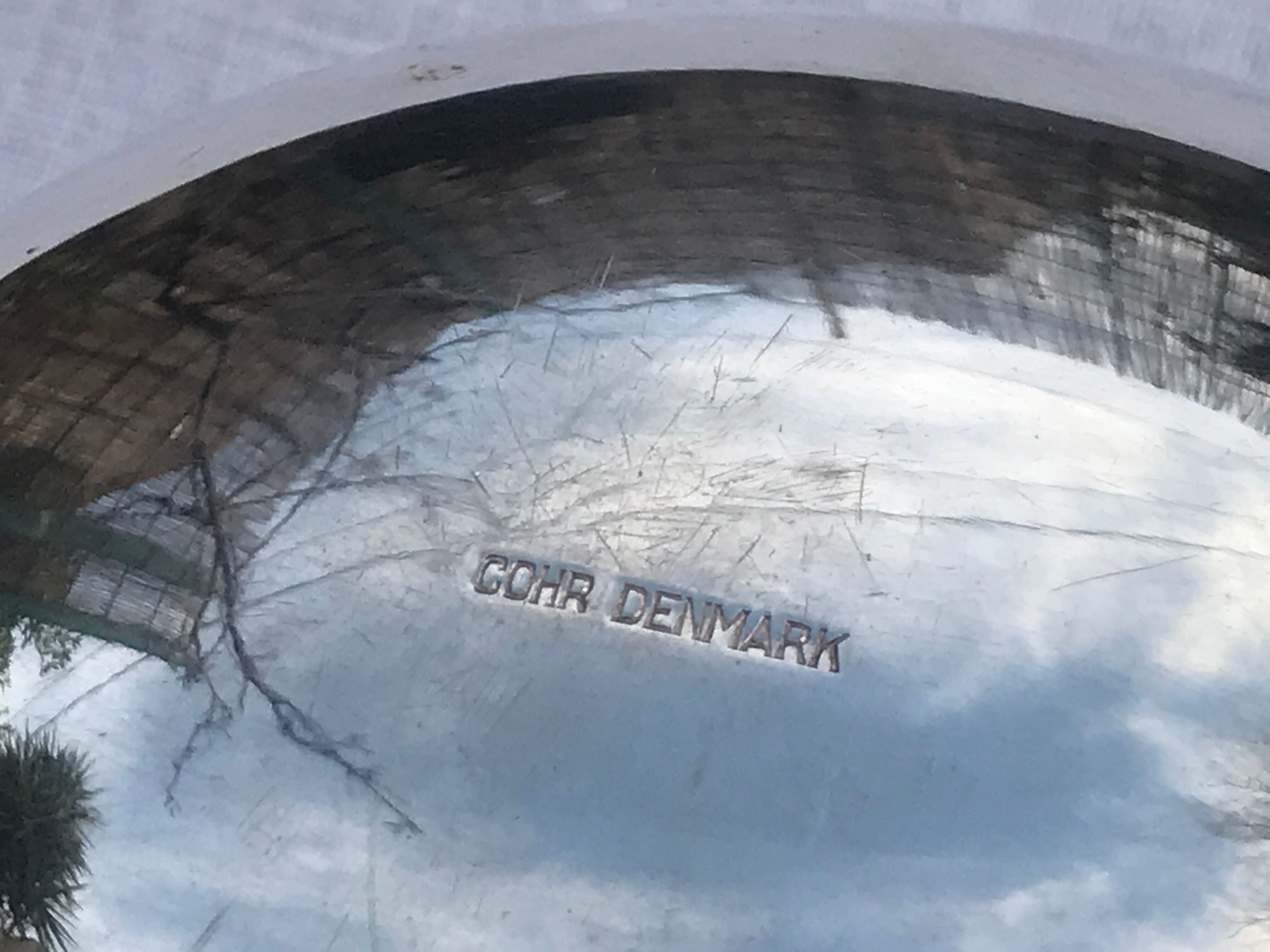 Cohr silver ashtray, Denmark 50's