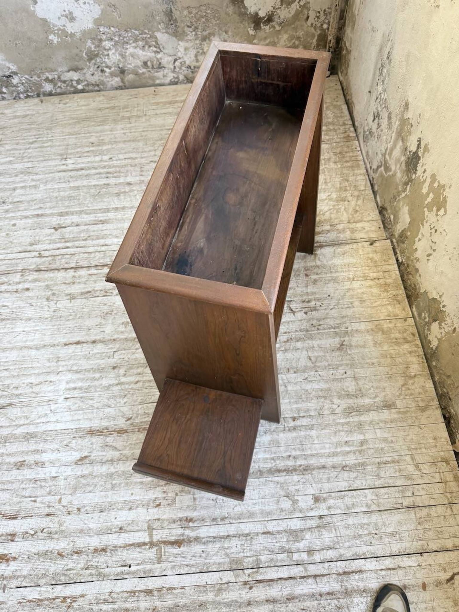 Jardinière années 50 palissandre constructiviste