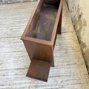 Jardinière années 50 palissandre constructiviste
